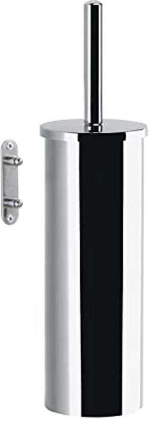 Spazzola per wc in acciaio inossidabile lucido, dimensioni: 37,7 x 9,1 x 10 cm e peso 0,394 kg
