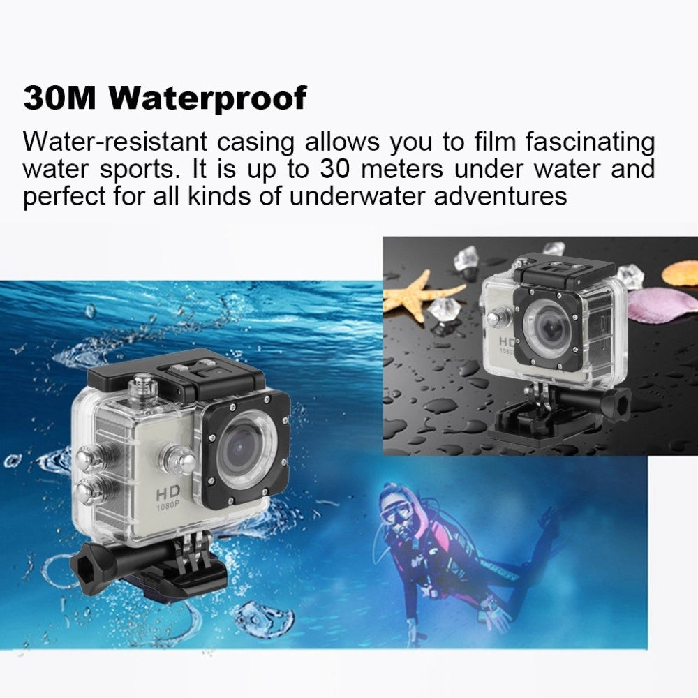 Trade Shop - Pro Cam Sport Wifi Full Hd 1080p Action Camera Dv 12mp Videocamera Subacquea Y8 -