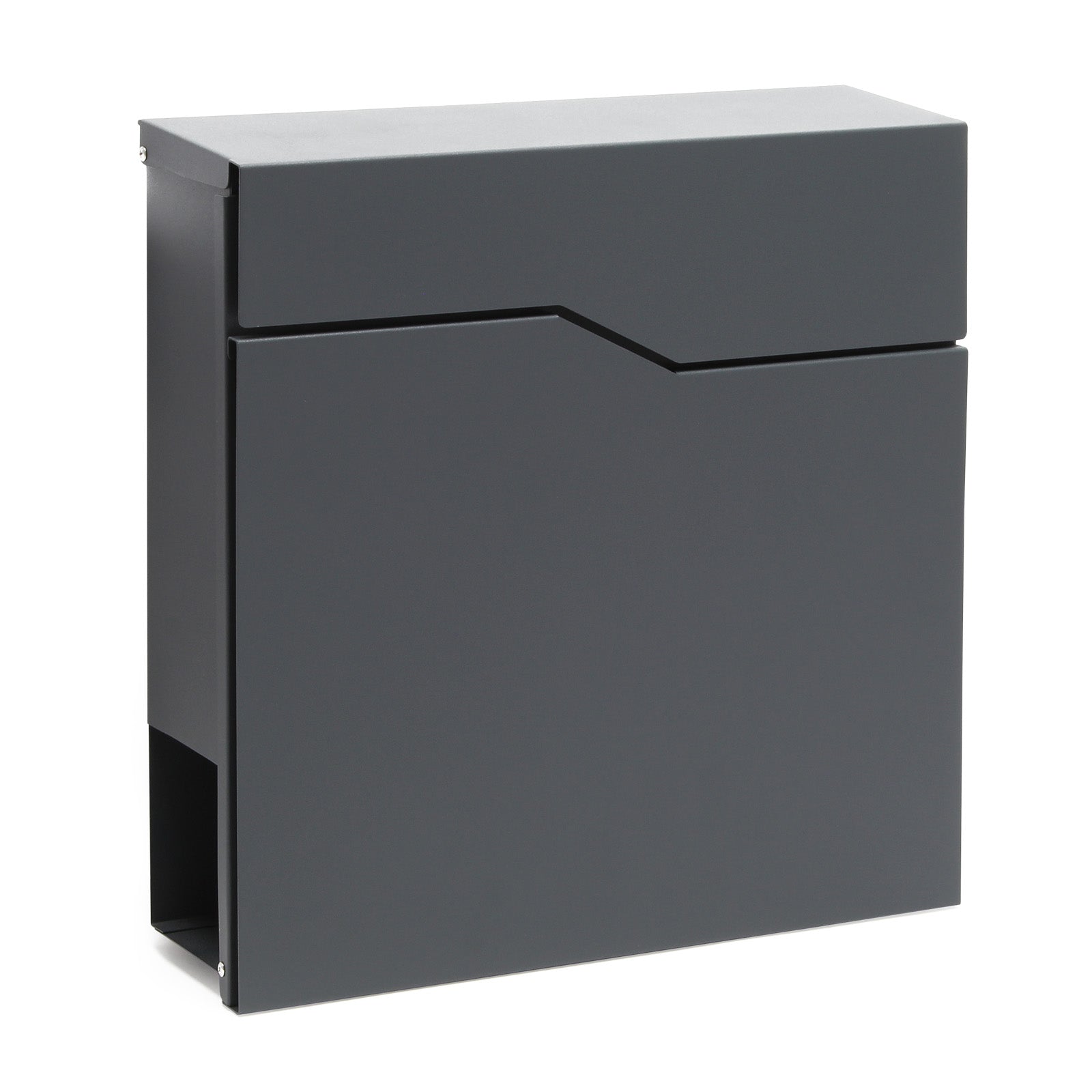 Cassetta postale con vano portagiornale V19 antracite 370 x 102 x 370 mm