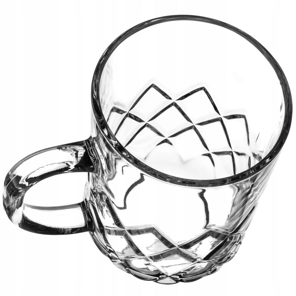 Set di 12 bicchieri da tè e caffè KADAX da 230 ml con manico.