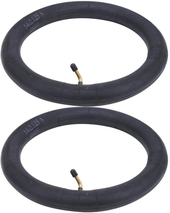 Bicicletta Banda Interna 2 Pezzi - Gomma Butilico - Resistente al Calore - Resistente ai Shock - Buona Tenuta dell'Aria - 14 x 2,125 Pollici - Banda per Bicicletta