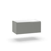 Base portalavabo 1 cestone VENERE grigio opaco_80x45x35