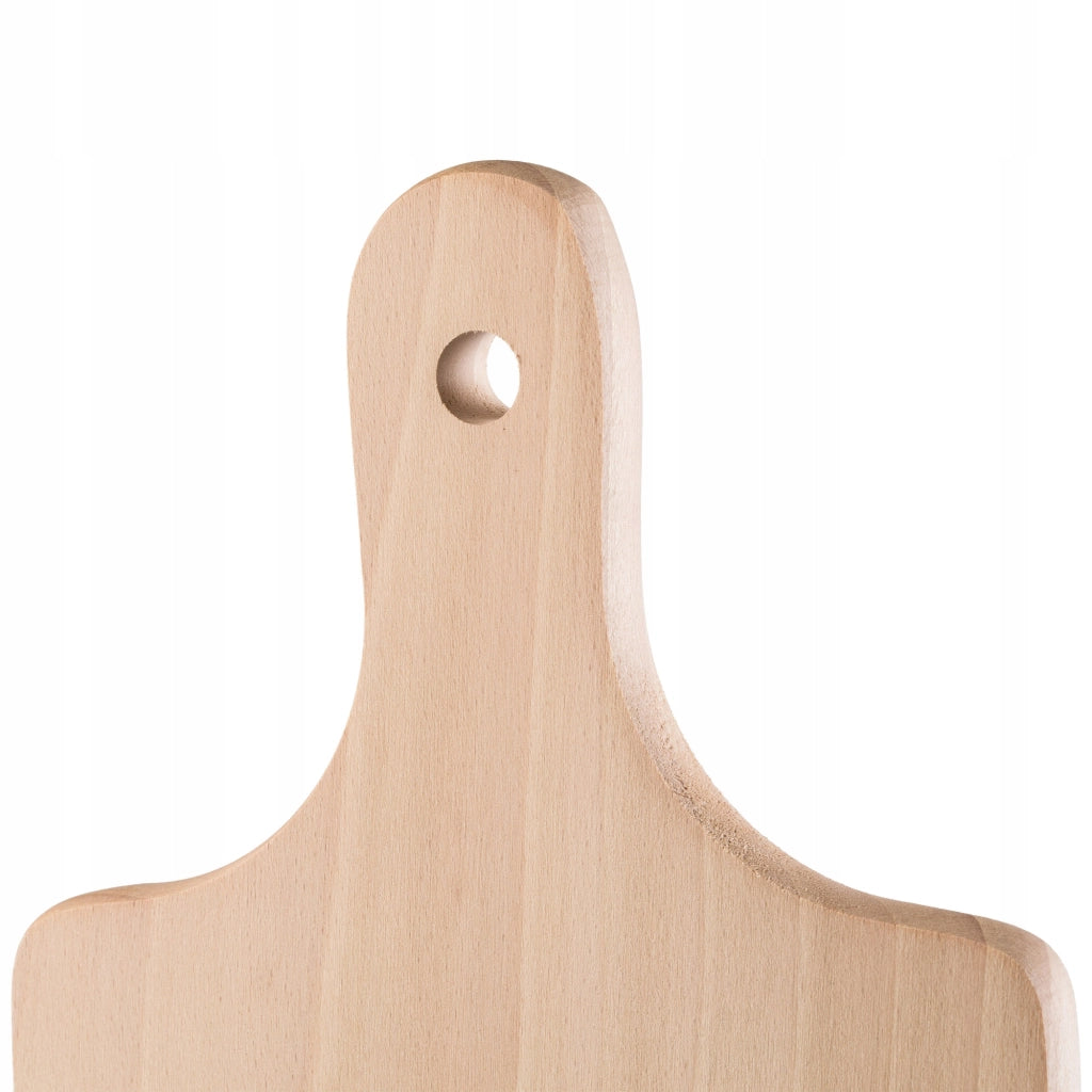 Tagliere da cucina tradizionale in legno KADAX con manico, 26x16 cm, faggio