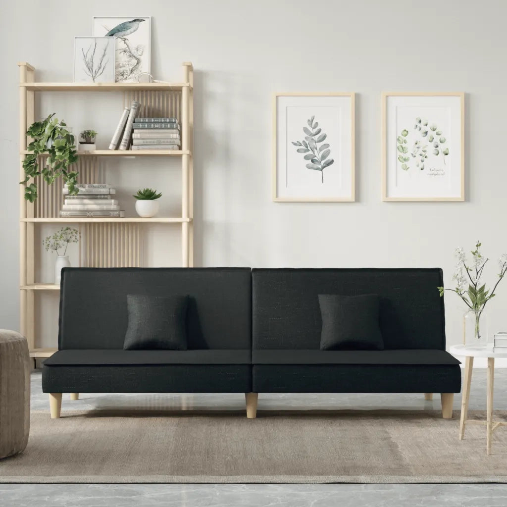 Divano letto-Sofa Letto-Daybed Nero in Tessuto 412770