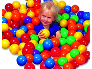 1cf palline colorate da gioco pz.100 ï cm. 6,5 cod:ferx.vit38490
