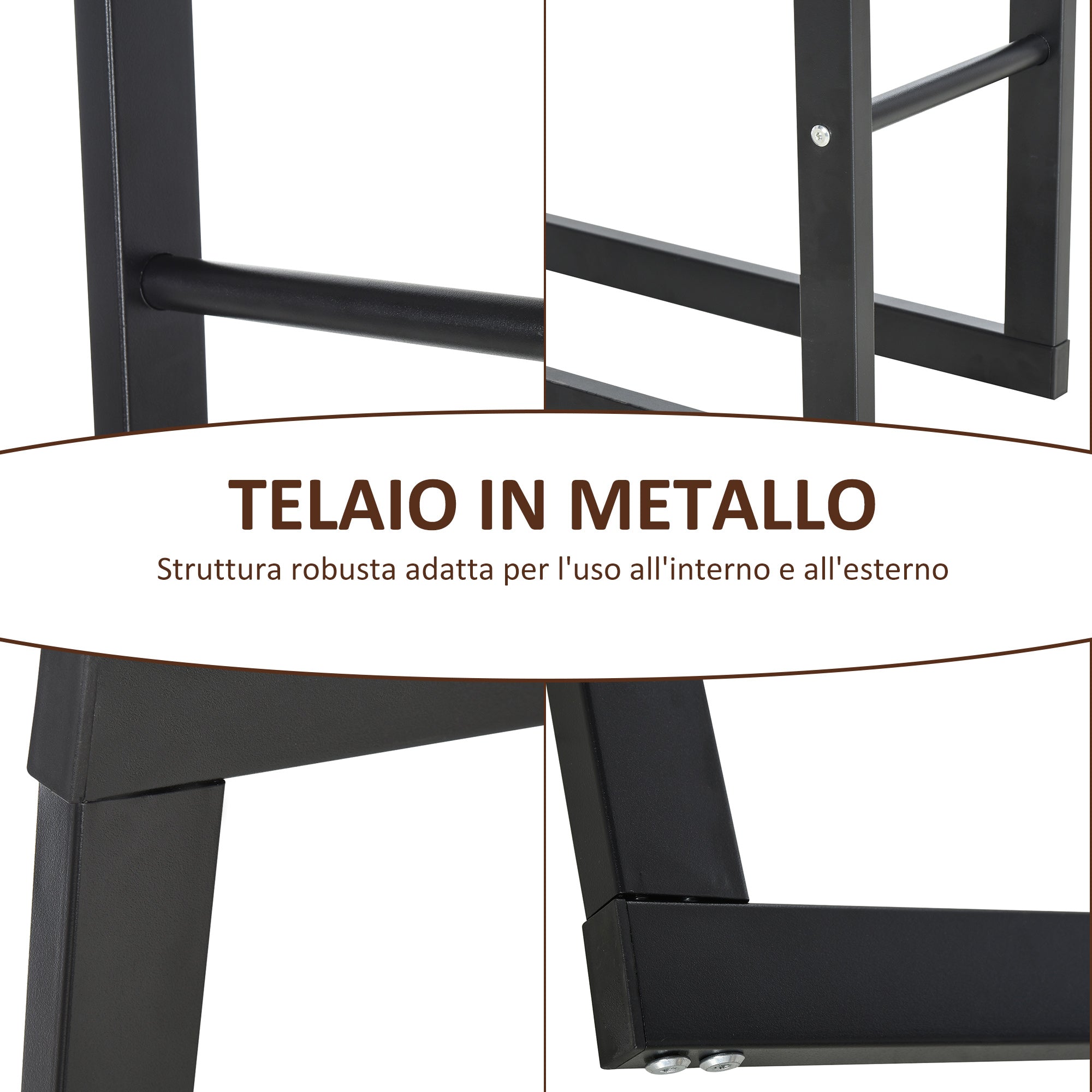 Portalegna Legnaia Verticale in Ferro 40x25x150 cm da Interno Max 100Kg  Nero