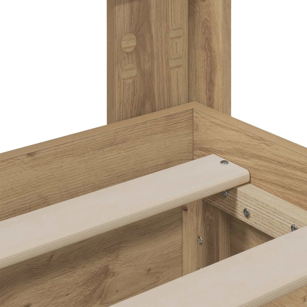 Struttura del letto con stoccaggio e testata Artisan Oak 3445826