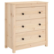 Credenza | Madia | Buffet da pranzo | Armadio da pranzo 70x35x80 cm in Legno Massello di Pino