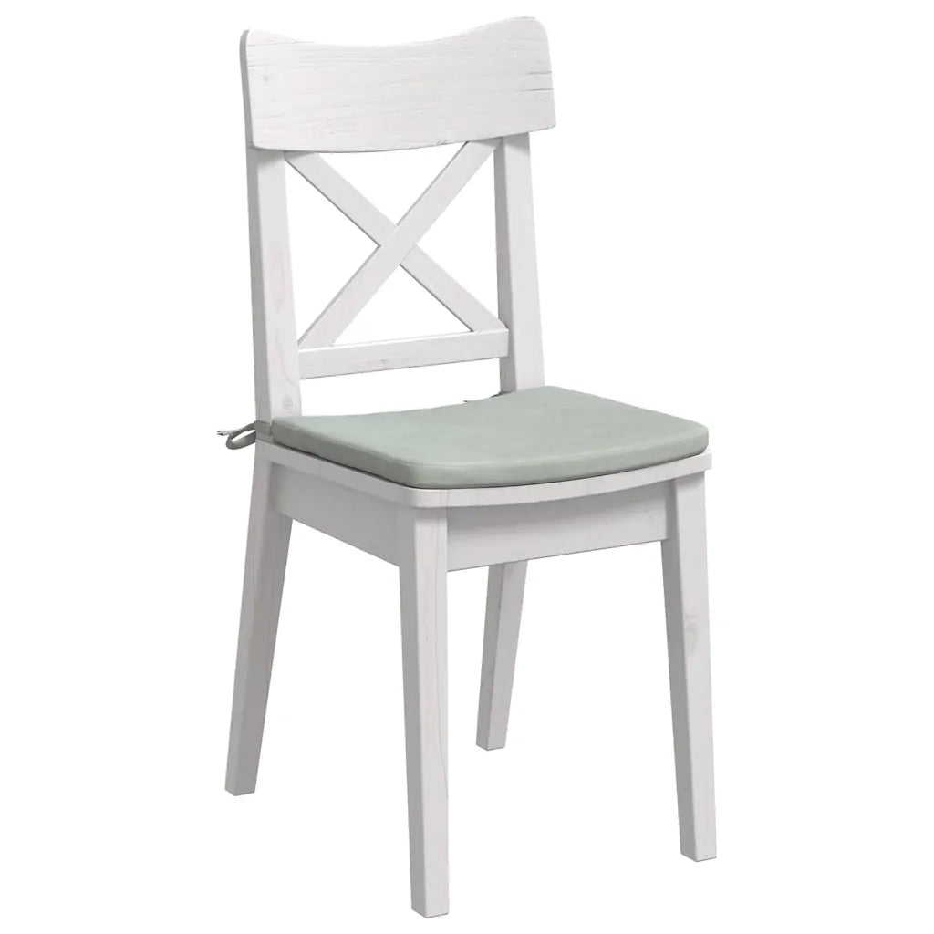 Cuscini per Seduta 4 pcs Grigio chiaro 40 x 40 x 3 cm Velluto 42015206