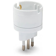 Velamp ADAPT-IT-10S Adattatore da Schuko a Spina Italiana 10A 1500W Certificato Kema CE colore Bianco