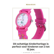 Orologio per bambini acqua resistente - Orologio con GPS - Orologio per bambini con polso silicona - Figura di cartone - Per bambini 3-12 anni - Leggero e duraturo - Orologio per bambini