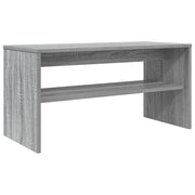 Mobile porta TV rettangolare moderno con elegante contenitore 80 x 35 x 40 cm in legno ingegnerizzato grigio Sonoma 02_0058350