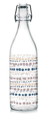 MAURY'S BOTTIGLIA LOOK CON POIS COLRATI CON TAPPO A CHIUSURA ERMETICA 1LT