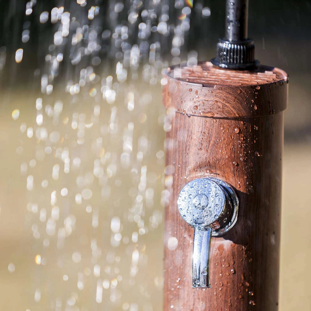 Doccia Solare da Giardino per Piscina 9 Litri Legno Gre AR1010W
