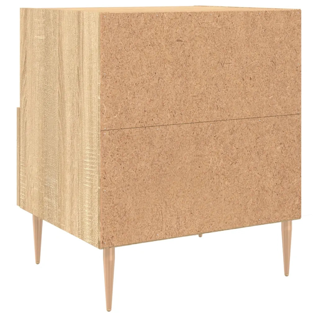 vidaXL Comodino Rovere Sonoma 40x35x47,5 cm in Legno Multistrato