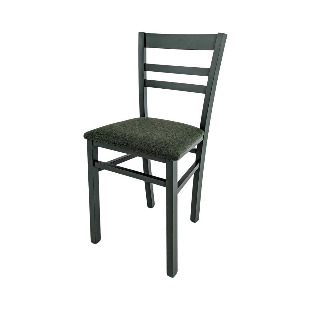 Set 2 sedie in legno Cromica colore verde