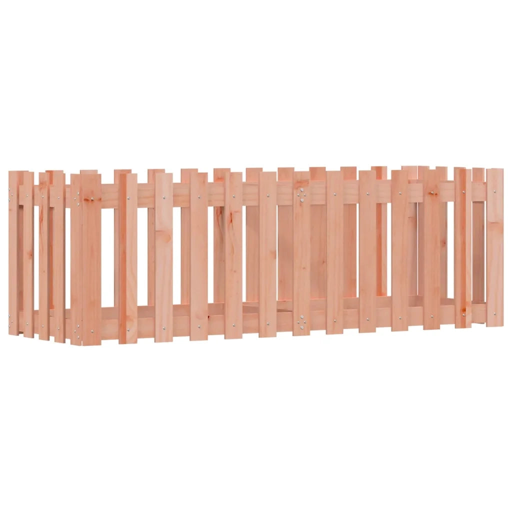 Fioriera | Cassetta per fiori | Vaso Rialzata Giardino Recinzione 150x50x50cm Legno Douglas