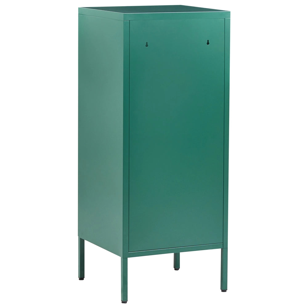 Moderno Armadietto in Acciaio con 2 Ante e 4 Ripiani color Verde