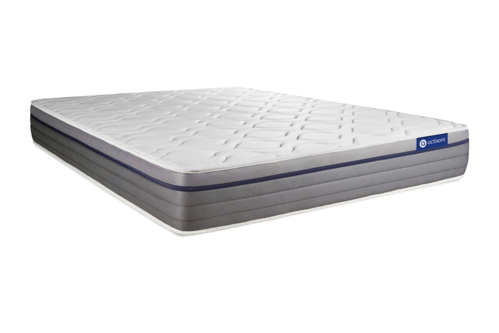 Kit rete e materasso matrimoniale Actiflex zen 180x220cm - Spessore : 26cm - Molle insacchettate e memory foam - Bilanciato -