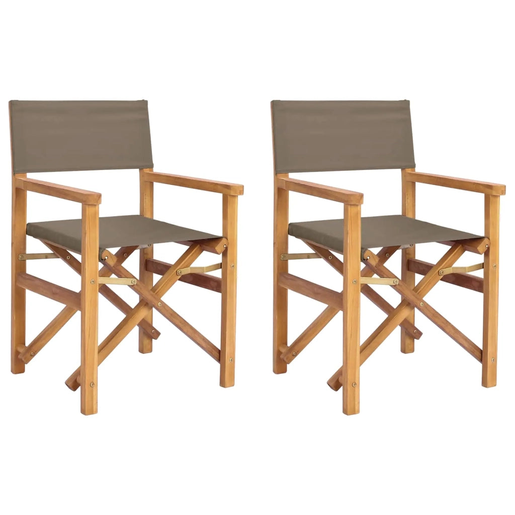 Sedia da Giardino | Sedia da pranzo 56 x 54 x 87 cm 100% Poliestere Teak Solido