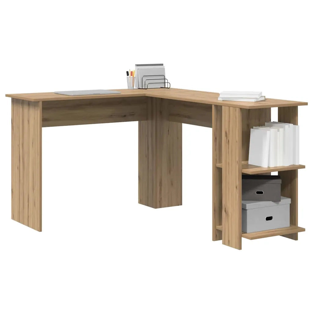 Scrivania ad angolo Rovere artigianale Legno ingegnerizzato 869561