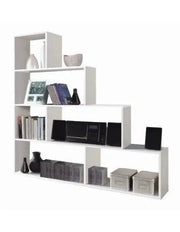 Libreria Klum 145x29x145 cm bianco