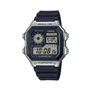 Orologio casio ae 1200wh 1cvef collection men blu e silver