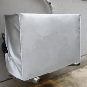 Copertura per condizionatore d'aria esterno - copertura motocicletta - impermeabile e stoffa impermeabile - protezione contro i raggi UV e la neve - adatto per dimensioni 86°35°60cm.