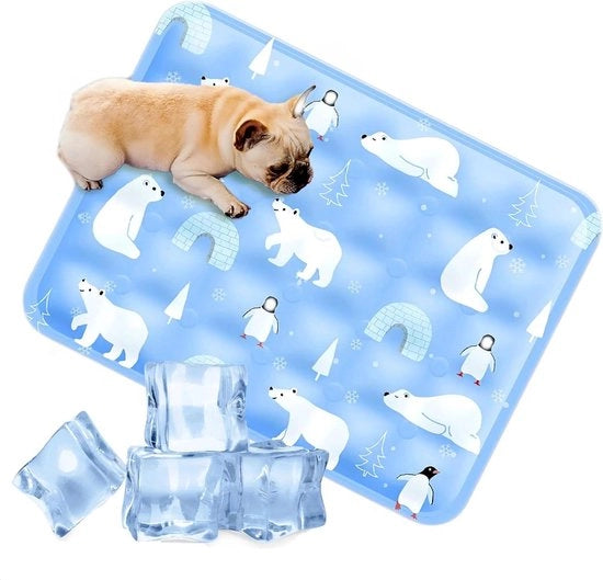 Mat di raffreddamento per cani - Padrone di gel freddo per animali domestici - Lavabile e portatile - Ideale per casa, viaggio e auto