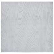 Tappeto in pelliccia sintetica di coniglio grigio chiaro in poliestere, 160 x 160 cm, quadrato, morbido, a pelo lungo, motivo geometrico