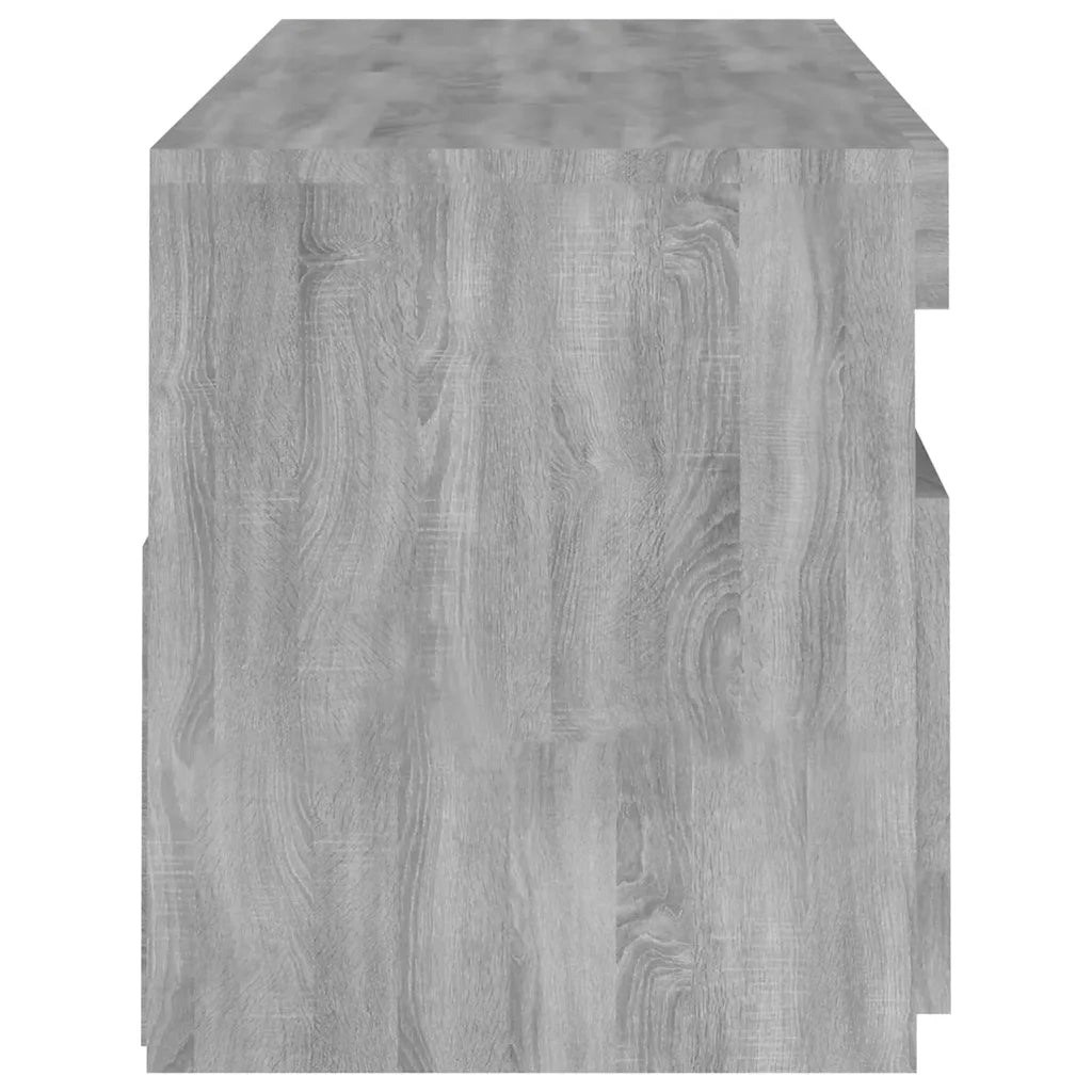 Mobile Porta TV con Luci LED Grigio Sonoma 120x35x40 cmcm 815673