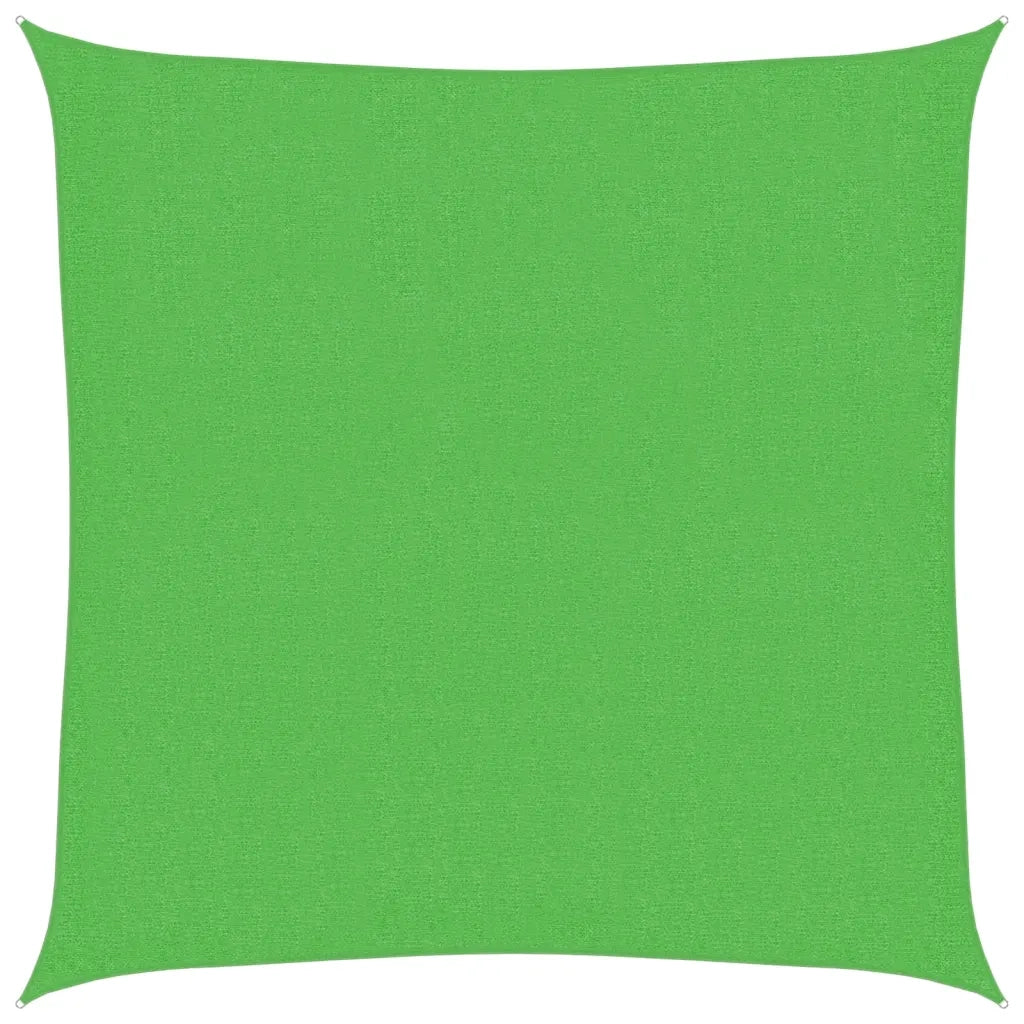 Vela Parasole 160 g/m² Verde Chiaro 3,6x3,6 m in HDPE 311275