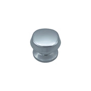 Pomolo fisso per porta SAGUATTI 172/70AB in alluminio argento lucido