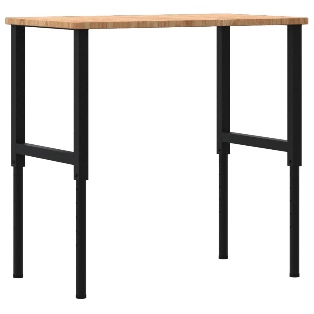 Banco Lavoro Marrone Chiaro 100x60x(71,5-98cm Legno di Rovere CFW1418619