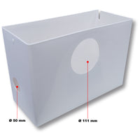 Alloggiamento in plastica per stazione di sollevamento acque nere 3/1