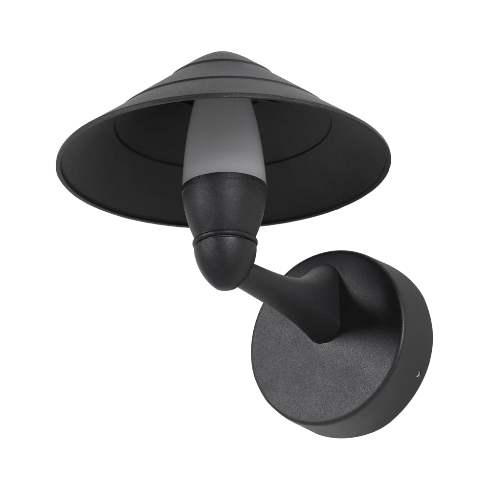 Lampada LED da Parete per Esterni in Alluminio Nero Design Moderno