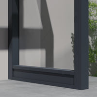 Canopia Sophia Pensilina Da Esterno 215X95 cm + Parete laterale
 Grigio / Trasparente