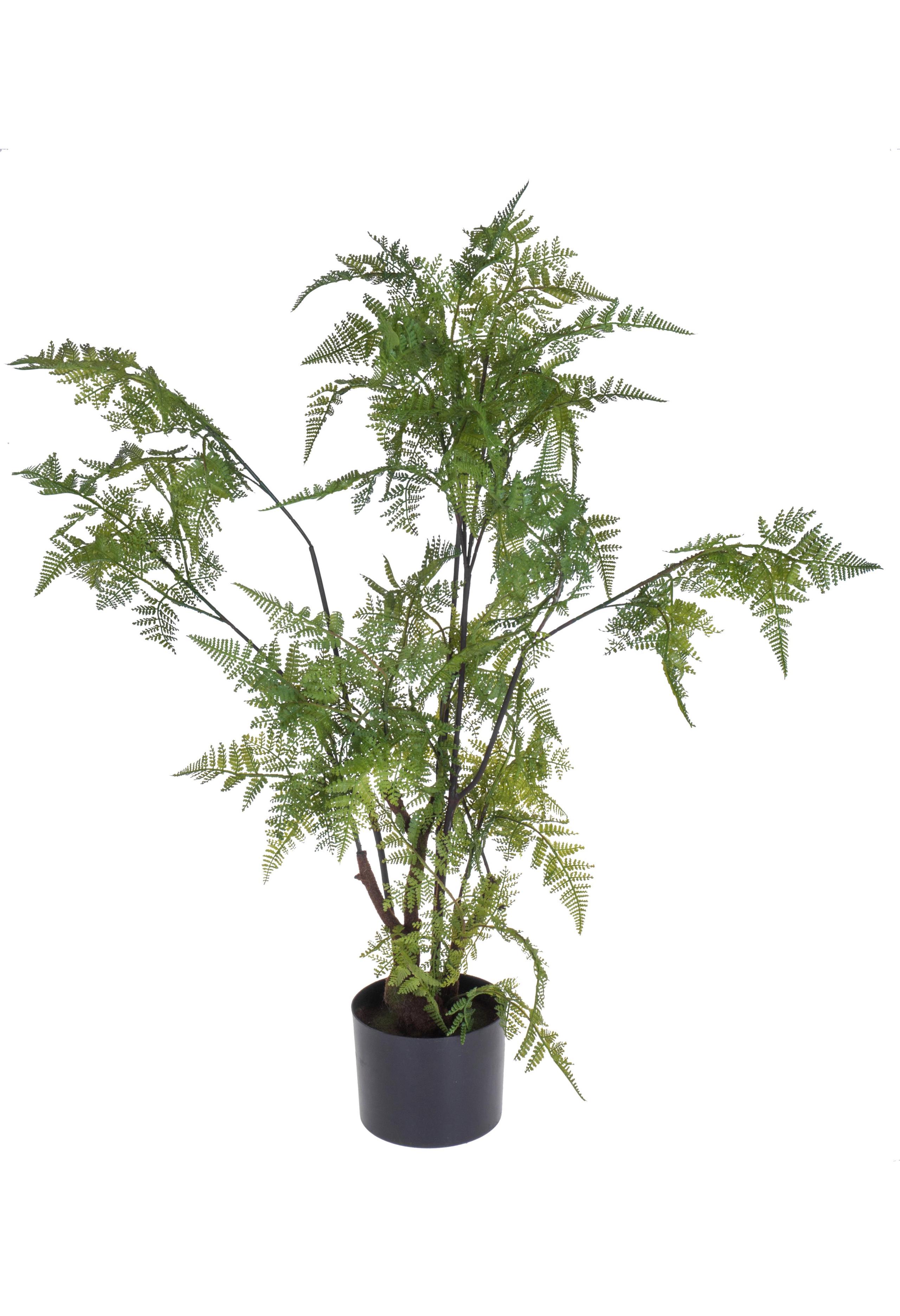 Pianta Artificiale Felce con Vaso Altezza 80 cm