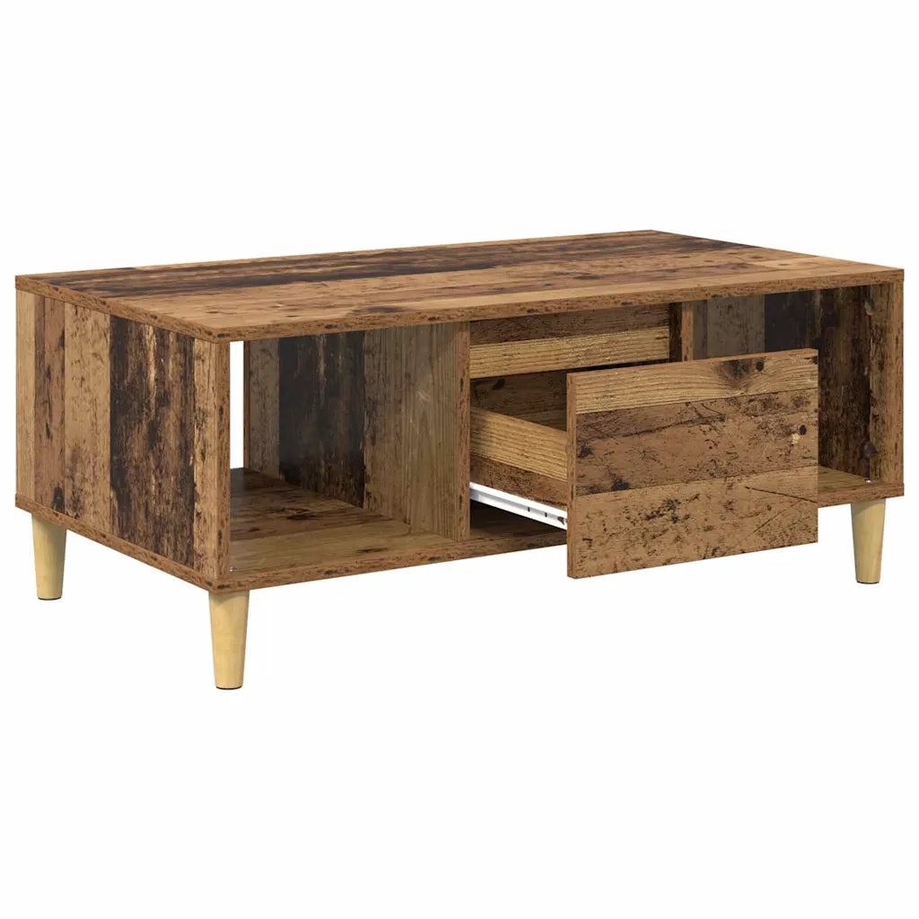 Tavolino da salotto | Tavolino da caff¨¨ | Tavolino da Soggiorno Legno vecchio 90 x 50 x 26.5 cm