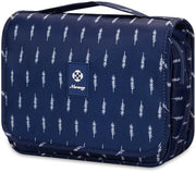 Toilettes per donne - Toilette penne per donne e uomini Borsa cosmetica - Asciugamano da bagno (pennello blu)