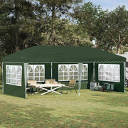Tenda per feste a pop-up-Gazebo 575 x 289 x 245 cm Verde