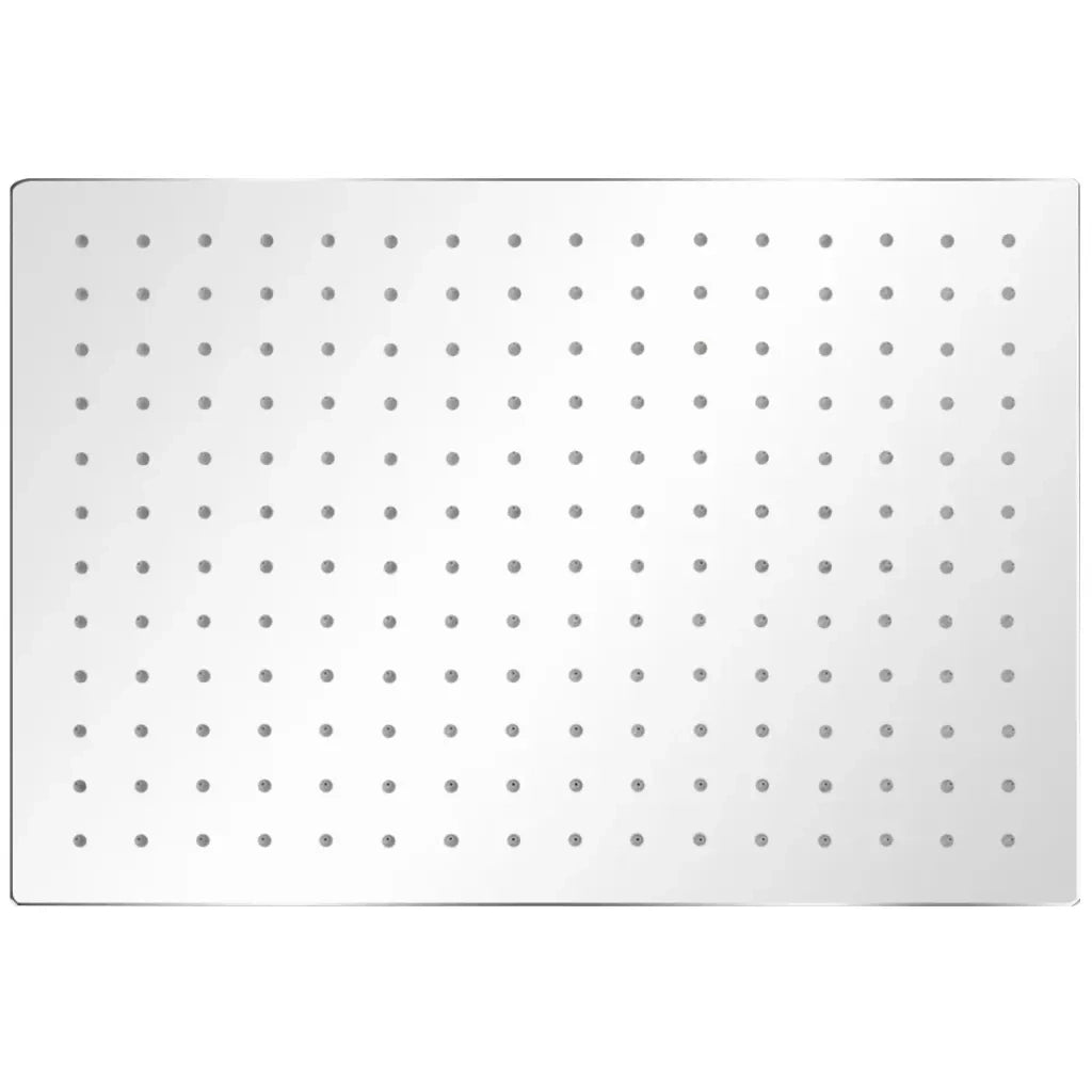 Testa Doccia a Pioggia in Acciaio Inox 30x40 cm Rettangolare CFW6426727