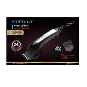 Trade Shop - Tagliacapelli Barba Uomo Regolabile Con Filo Con Spazzola 4x Maxtech Ta-ca012 -