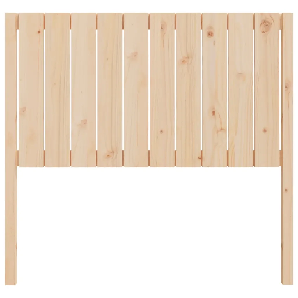 Testiera per Letto 105,5x4x100 cm in Legno Massello di Pino