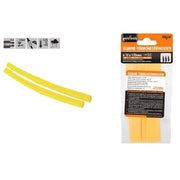 Trade Shop - Set 10pz Guaine Termorestringenti Termoretrattili Gialle 10x120mm Per Cavi 57090 -