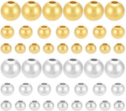 Kralen 60 Stuks - 925 Sterlina - Ronde Spacer Kralen - Diametri 2mm/3mm/4mm - Per Creare Gioielli - Materiali Ottimali
