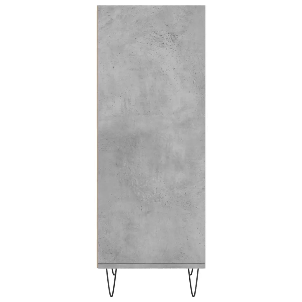 Credenza-Buffet-Armadio da cucina Grigio Cemento 34,5x32,5x90 cm in Legno Multistrato 942494