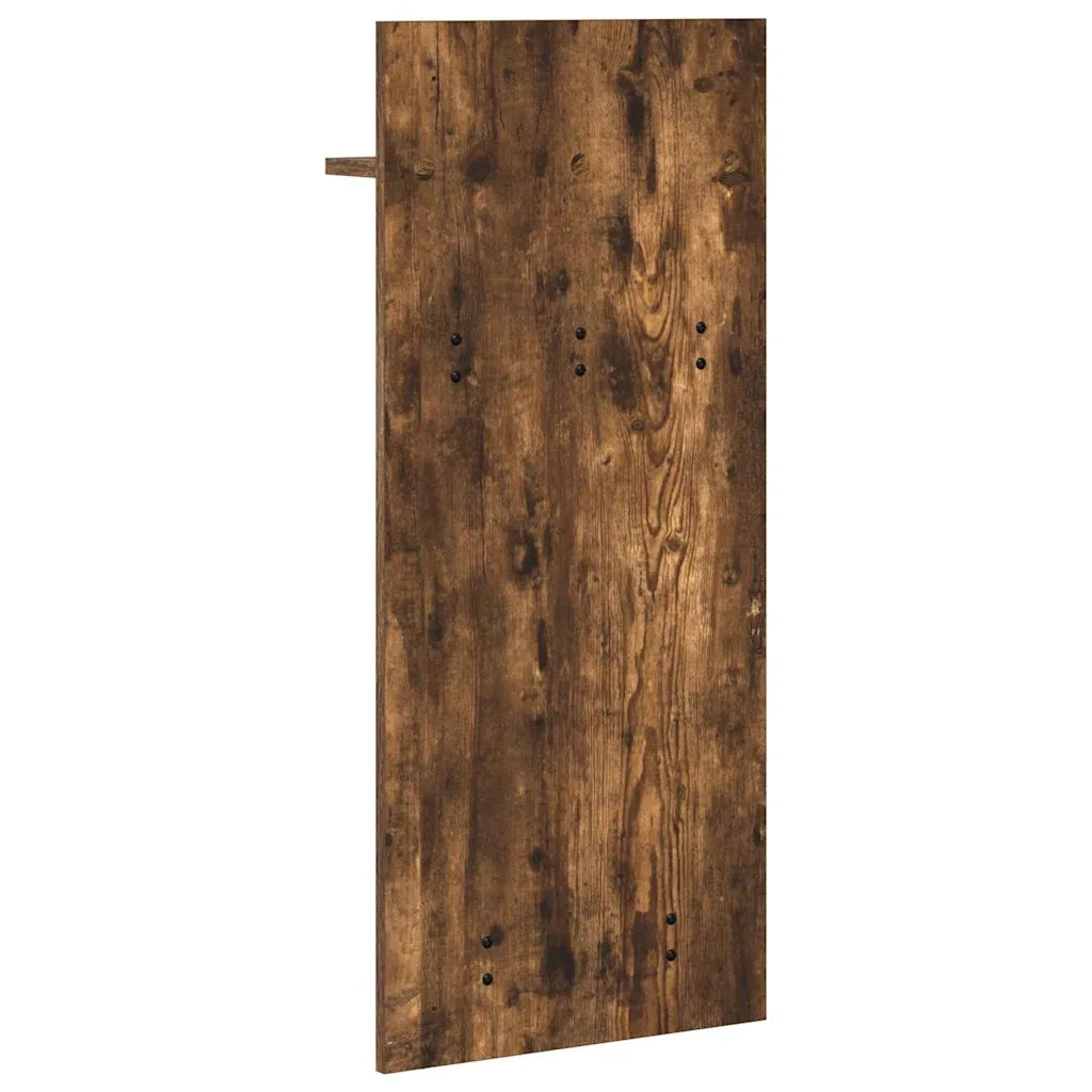 Appendiabiti a muro A parete Rovere fumé 40 x 10 x 90 cm 874455