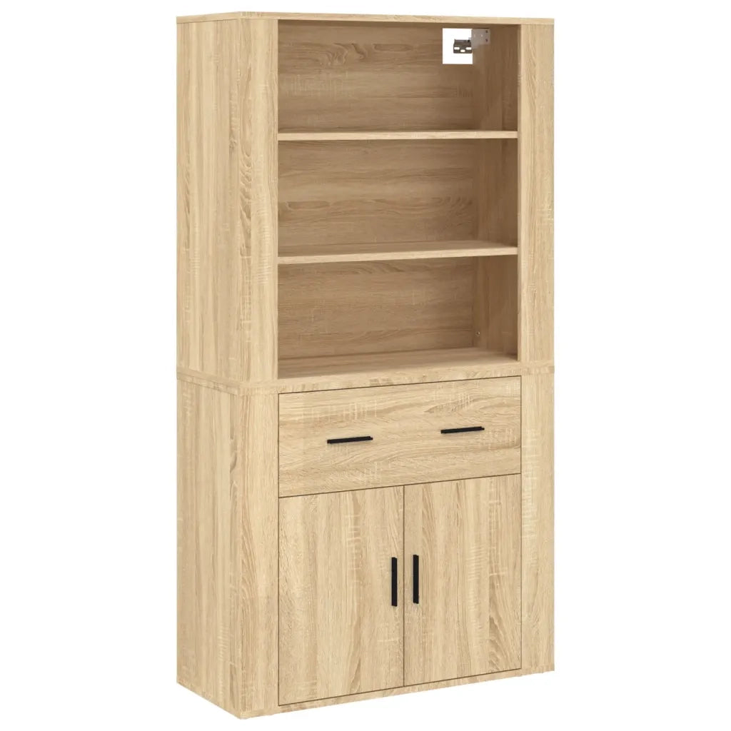 Credenza | Madia | Buffet da pranzo | Armadio da pranzo Rovere Sonoma in Legno Multistrato