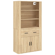 Credenza | Madia | Buffet da pranzo | Armadio da pranzo Rovere Sonoma in Legno Multistrato